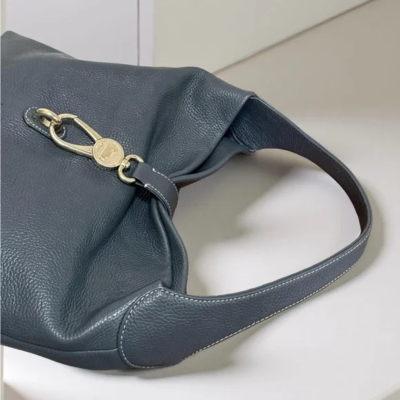 Authentic Dooney & Bourke Leather Lock Hobo Bag with Matching Coin Purse! - Picture 8 of 15